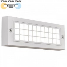 Φωτιστικό Επίτοιχο LED 6W 230V CCT Πλαστικό Λευκό IP65 7867